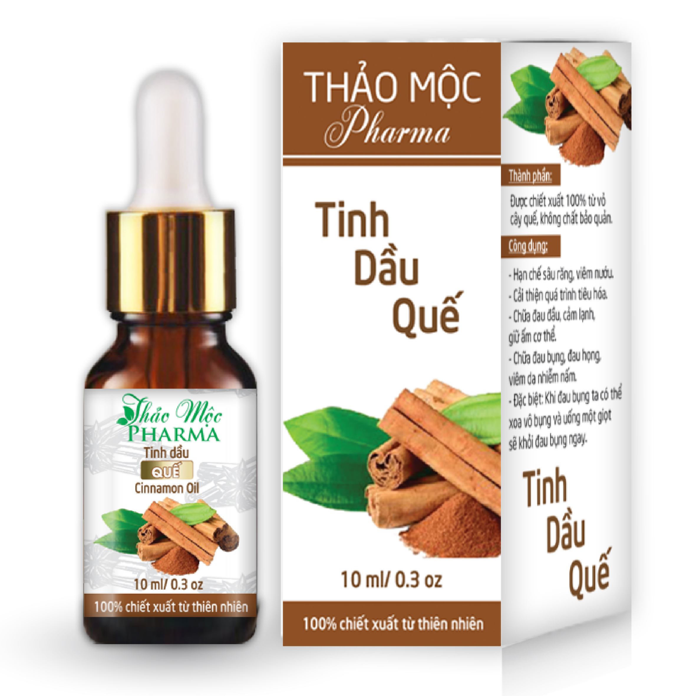 Tinh dầu Quế Thảo Mộc Pharma - 10ml