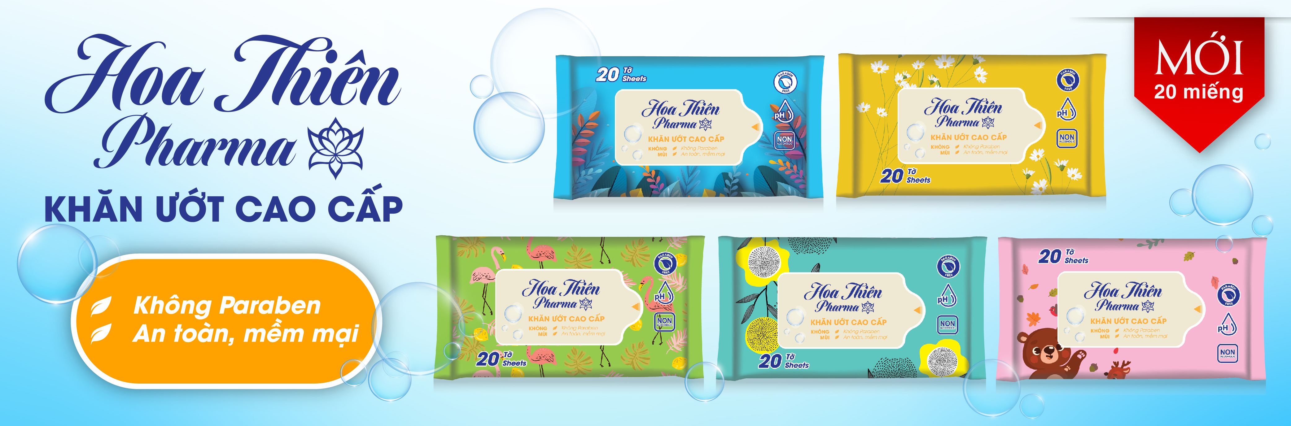 Banner Khăn ướt 20M